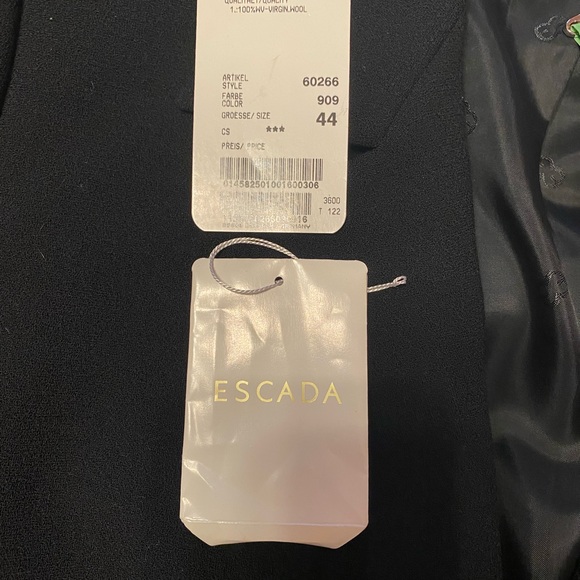 Authentic Escada black jacket - Picture 5 of 7